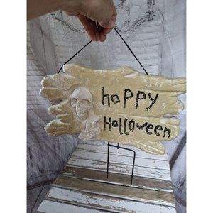 Happy Halloween outdoor lawn decor sign prop